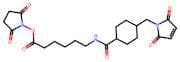 2,5-Dioxopyrrolidin-1-yl 6-(4-((2,5-dioxo-2,5-dihydro-1H-pyrrol-1-yl)methyl)cyclohexanecarboxamido…