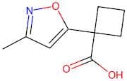 1-(3-Methylisoxazol-5-yl)cyclobutanecarboxylic acid