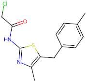 2-Chloro-N-(4-methyl-5-(4-methylbenzyl)thiazol-2-yl)acetamide