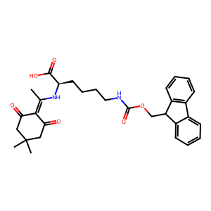 N6-(((9H-Fluoren-9-yl)methoxy)carbonyl)-N2-(1-(4,4-dimethyl-2,6-dioxocyclohexylidene)ethyl)-D-lysi…