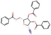 (2R,3R,4S,5S)-2-((Benzoyloxy)methyl)-5-cyanotetrahydrofuran-3,4-diyl dibenzoate
