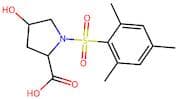 4-Hydroxy-1-(2,4,6-trimethylbenzenesulfonyl)pyrrolidine-2-carboxylic acid