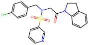N-(4-Chlorobenzyl)-N-(2-(indolin-1-yl)-2-oxoethyl)pyridine-3-sulfonamide