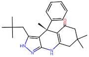 (S)-4,7,7-Trimethyl-3-neopentyl-4-phenyl-2,4,6,7,8,9-hexahydro-5H-pyrazolo[3,4-b]quinolin-5-one