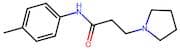 3-(Pyrrolidin-1-yl)-N-(p-tolyl)propanamide