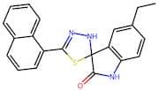 5-Ethyl-5'-(naphthalen-1-yl)-3'H-spiro[indoline-3,2'-[1,3,4]thiadiazol]-2-one
