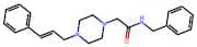 N-Benzyl-2-(4-cinnamylpiperazin-1-yl)acetamide