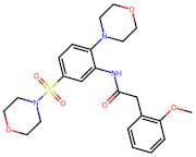 2-(2-Methoxyphenyl)-N-(2-morpholino-5-(morpholinosulfonyl)phenyl)acetamide