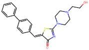 5-([1,1'-Biphenyl]-4-ylmethylene)-2-(4-(2-hydroxyethyl)piperazin-1-yl)thiazol-4(5H)-one