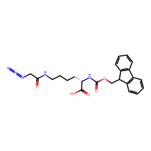 N2-(((9H-Fluoren-9-yl)methoxy)carbonyl)-N6-(2-azidoacetyl)-L-lysine