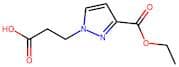 3-(3-(Ethoxycarbonyl)-1H-pyrazol-1-yl)propanoic acid