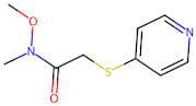 N-Methoxy-N-methyl-2-(pyridin-4-ylthio)acetamide