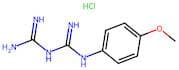 1-Carbamimidamido-N-(4-methoxyphenyl)methanimidamide hydrochloride