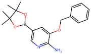 3-(Benzyloxy)-5-(4,4,5,5-tetramethyl-1,3,2-dioxaborolan-2-yl)pyridin-2-amine