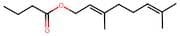 3,7-Dimethylocta-2,6-dien-1-yl butyrate