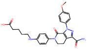5-((4-(3-Carbamoyl-1-(4-methoxyphenyl)-7-oxo-4,5-dihydro-1H-pyrazolo[3,4-c]pyridin-6(7H)-yl)phenyl…