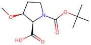 (2R,3S)-1-[(tert-Butoxy)carbonyl]-3-methoxypyrrolidine-2-carboxylic acid