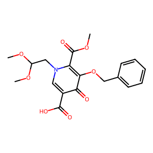 5-(Benzyloxy)-1-(2,2-dimethoxyethyl)-6-(methoxycarbonyl)-4-oxo-1,4-dihydropyridine-3-carboxylic ac…
