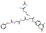 Benzyl (S)-(2-((2-((5-guanidino-1-((4-methyl-2-oxo-2H-chromen-7-yl)amino)-1-oxopentan-2-yl)amino)-…