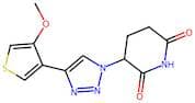 3-(4-(4-Methoxythiophen-3-yl)-1H-1,2,3-triazol-1-yl)piperidine-2,6-dione