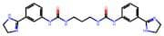 1,1'-(Propane-1,3-diyl)bis(3-(3-(4,5-dihydro-1H-imidazol-2-yl)phenyl)urea)