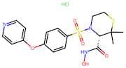 (S)-N-Hydroxy-2,2-dimethyl-4-((4-(pyridin-4-yloxy)phenyl)sulfonyl)thiomorpholine-3-carboxamide hyd…