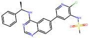 (R)-N-(2-Chloro-5-(4-((1-phenylethyl)amino)quinazolin-6-yl)pyridin-3-yl)methanesulfonamide