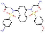 2-((N-(4-((4-Amino-N-(2-amino-2-oxoethyl)phenyl)sulfonamido)naphthalen-1-yl)-4-methoxyphenyl)sulfo…