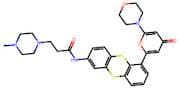 3-(4-Methylpiperazin-1-yl)-N-(6-(6-morpholino-4-oxo-4H-pyran-2-yl)thianthren-2-yl)propanamide