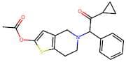 5-(2-Cyclopropyl-2-oxo-1-phenylethyl)-4,5,6,7-tetrahydrothieno[3,2-c]pyridin-2-yl acetate