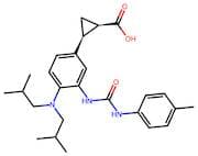 (1R,2S)-2-(4-(Diisobutylamino)-3-(3-(p-tolyl)ureido)phenyl)cyclopropane-1-carboxylic acid