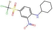 4-((Bromodichloromethyl)sulfonyl)-N-cyclohexyl-2-nitroaniline