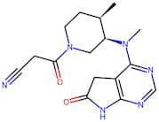 3-((3R,4R)-4-Methyl-3-(methyl(6-oxo-6,7-dihydro-5H-pyrrolo[2,3-d]pyrimidin-4-yl)amino)piperidin-1-…
