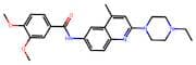 N-(2-(4-Ethylpiperazin-1-yl)-4-methylquinolin-6-yl)-3,4-dimethoxybenzamide