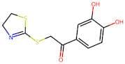 2-((4,5-Dihydrothiazol-2-yl)thio)-1-(3,4-dihydroxyphenyl)ethan-1-one