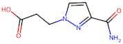 3-(3-Carbamoyl-1H-pyrazol-1-yl)propanoic acid
