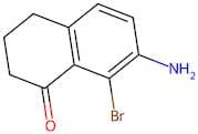 7-Amino-8-bromo-3,4-dihydronaphthalen-1(2H)-one