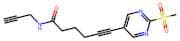 6-(2-(Methylsulfonyl)pyrimidin-5-yl)-N-(prop-2-yn-1-yl)hex-5-ynamide
