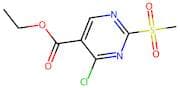 Ethyl 4-chloro-2-(methylsulfonyl)pyrimidine-5-carboxylate