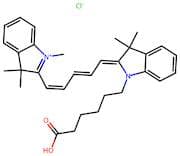 2-(5-(1-(5-Carboxypentyl)-3,3-dimethylindolin-2-ylidene)penta-1,3-dien-1-yl)-1,3,3-trimethyl-3H-in…