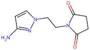 1-(2-(3-Amino-1H-pyrazol-1-yl)ethyl)pyrrolidine-2,5-dione