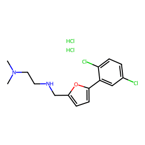 N1-((5-(2,5-Dichlorophenyl)furan-2-yl)methyl)-N2,N2-dimethylethane-1,2-diamine dihydrochloride