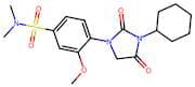 4-(3-Cyclohexyl-2,4-dioxoimidazolidin-1-yl)-3-methoxy-N,N-dimethylbenzenesulfonamide
