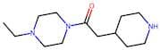 4-Ethyl-1-(4-piperidinoacetyl)piperazine