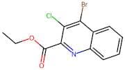 4-Bromo-3-chloroquinoline-2-carboxylic acid ethyl ester