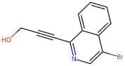 4-Bromo-1-(3-hydroxyprop-1-ynyl)isoquinoline