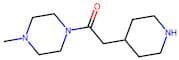 4-Methyl-1-(4-piperidinoacetyl)piperazine