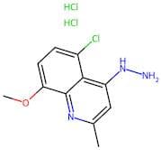 5-Chloro-4-hydrazinyl-8-methoxy-2-methylquinoline dihydrochloride