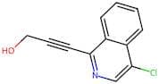 1-(3-Hydroxyprop-1-ynyl)-4-chloroisoquinoline
