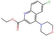 6-Chloro-4-(morpholin-4-yl)quinoline-2-carboxylic acid ethyl ester
